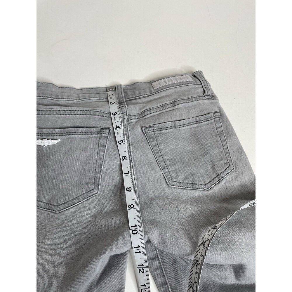 Rock Republic Berlin Jeans Womens 4M Grey Skinny Stretch Logo Pockets R010189 - Picture 8 of 11